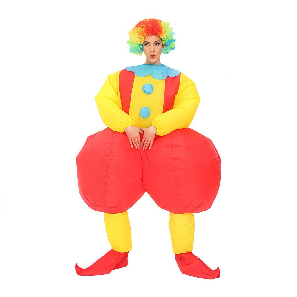 Halloween Clown Inflatable Costume for Masquerade and Parties