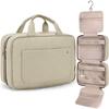 BAGSMART Borsa da Toilette Grande Borsa da Viaggio con Gancio Appendiabiti, Borsa per Cosmetici e Trucco Resistente all'Acqua Organizzatore da Viaggio per Accessori, Shampoo, Formato Standard