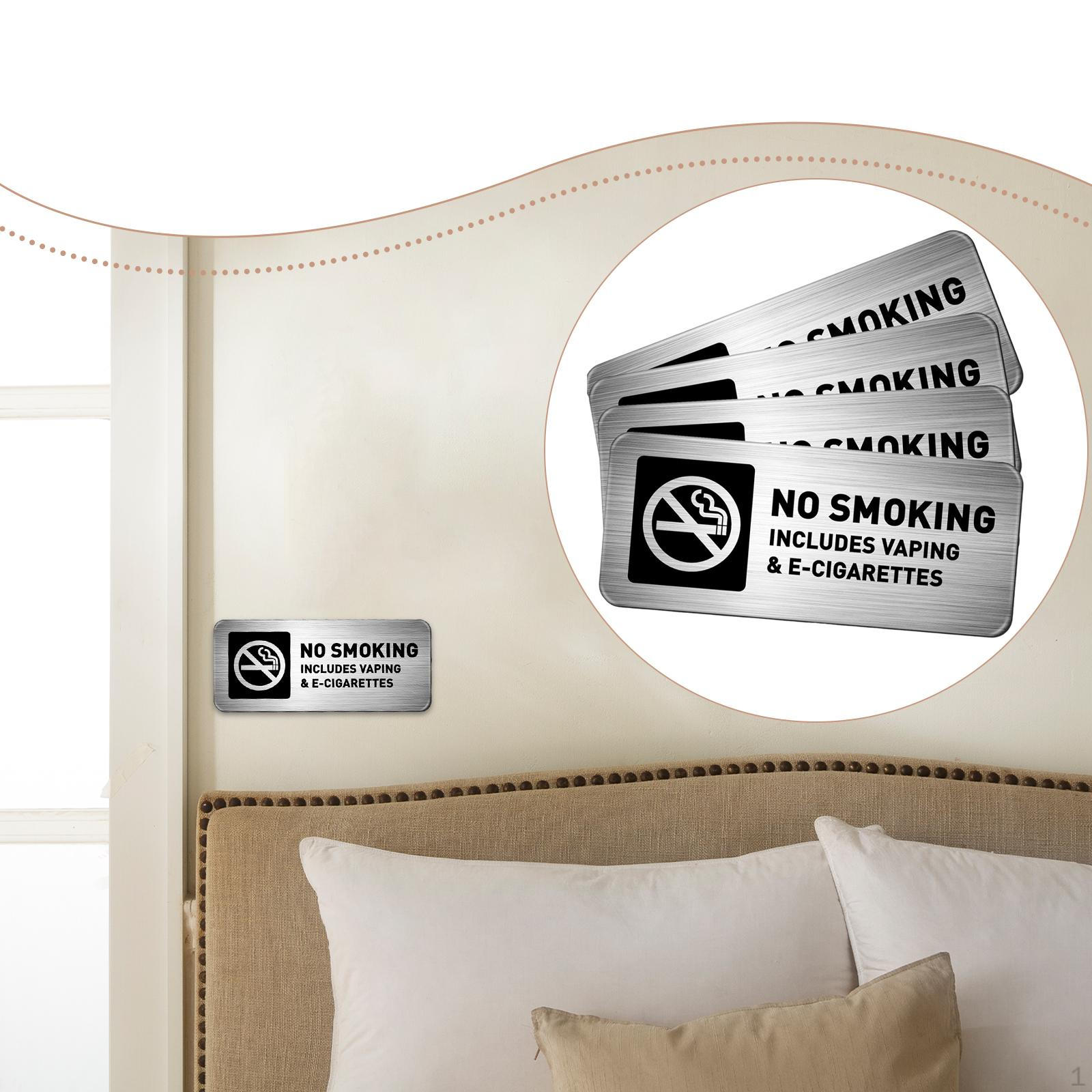 

4 штуки Знаки «Не курить» Прочная наклейка для общественного туалета, места отдыха, отеля