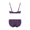 AMOSTYLE BY Triumph Entry Collection Backless Bra Panty Beloved M007 Size B65M & Set, Flower, (Blue),