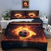 Football Print Bedding Set Sports Enthusiast Duvet Cover 1 Duvet Cover 2 Pillowcases Adult And Children Bedding Set Luxury Gifts