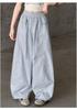 Girls' 2026 New Summer Korean Edition Elastic Waist Wide Leg Pants Cotton Thin Casual Pants Relaxing Air Ball Pants