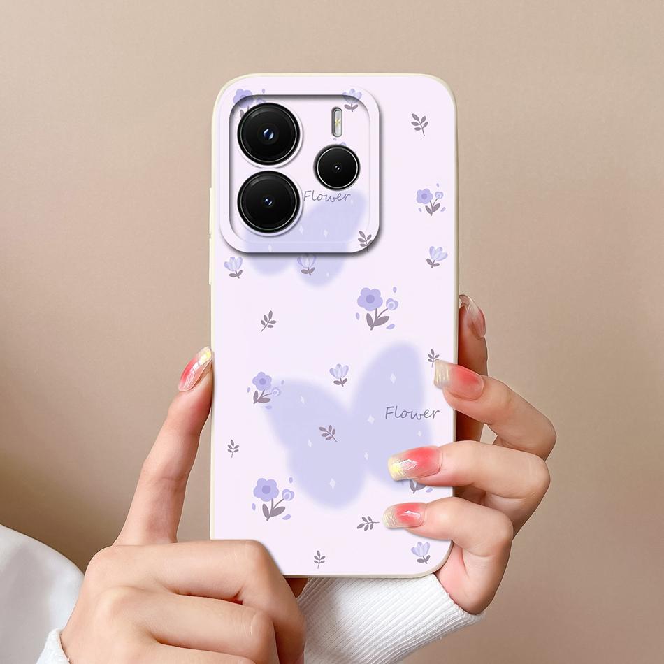 For Redmi Note 14 Pro Plus Case Cartoon High Quality Phone Cover For Xiaomi Redmi Note14 Pro+ Soft Liquid Silicone Back Covers