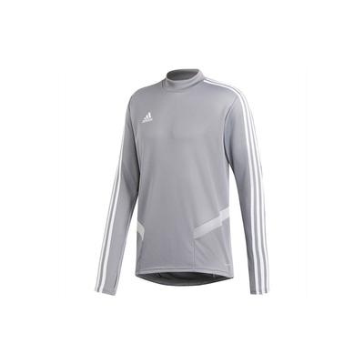 Tiro 19 Training Top Long Sleeve Football Sports Casual Quick-Dry Breathable T-Shirt Men Tops Grey DW4801