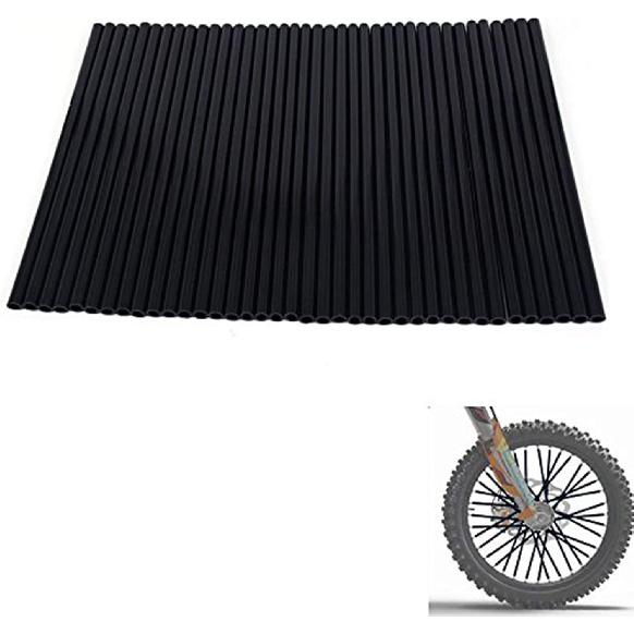 

AnXin Spoke Skins,72 PCS Motorcycle Spoke Covers Wraps Protector for 19-21 Inch Wheel Rim YZ85 YZ125 YZ250F YZ450F WR250F WR125 TC50 TC125 TC250 чёрный