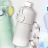 Atlas Bottle Keeps 500ml and 650ml Water Bottles Cold or Vacuum with Folding Mono 2-Piece Holder, Hot, Insulated, Handle, Bottle-in-Bottle, ABIB-EMN2P