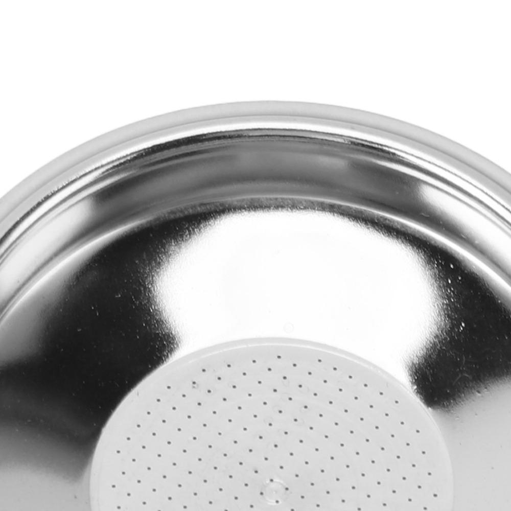 Stainless Steel Coffee Portafilter Basket Reusable 51mm Coffee Filter Basket Commercial Use