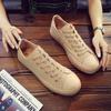 Nuove Scarpe di Tela Color Tè al Latte Casual Coreane Classiche con Lacci Scarpe di Stoffa Uomo Donna Coppia Suola in Gomma Scarpe Vulcanizzate Sneakers