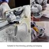 Arbor Hole Emery Grinding Wheel Round Shape Demi-bullnose Edge Wheel  Granite Trimming