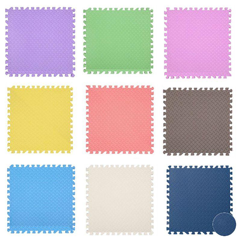 10pcs Eva Foam Mat Soft Floor Tiles Interlocking Play Kids Baby Mats Gym 12mm