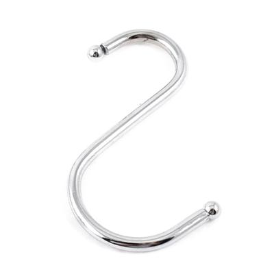 10 X Steel Metal S Hooks Kitchen Utensil Hanger Garden Cloths Hanging Rail