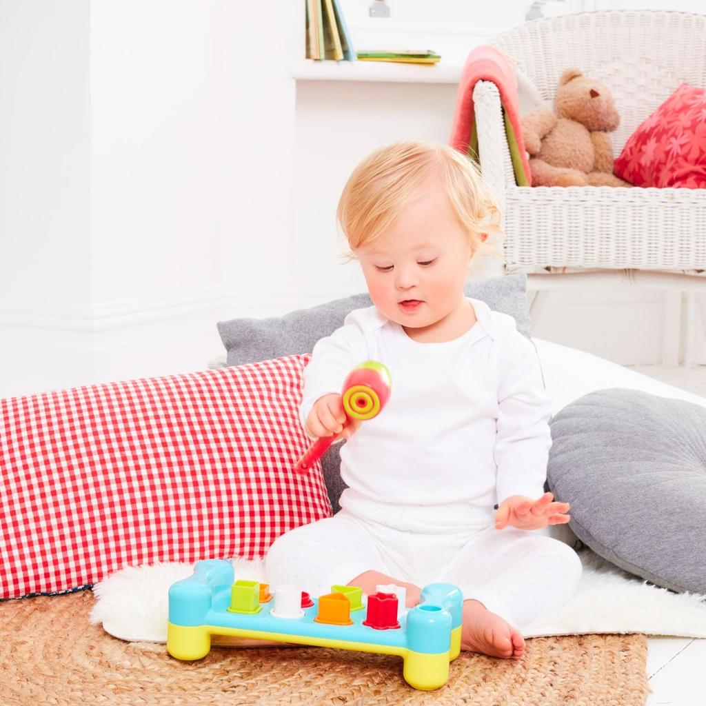 Early Learning Center Hammer Hammer Baby Authentic Shape-Matching Toy, Toy, Hammer, Shape-Matching, Gift, 200052,