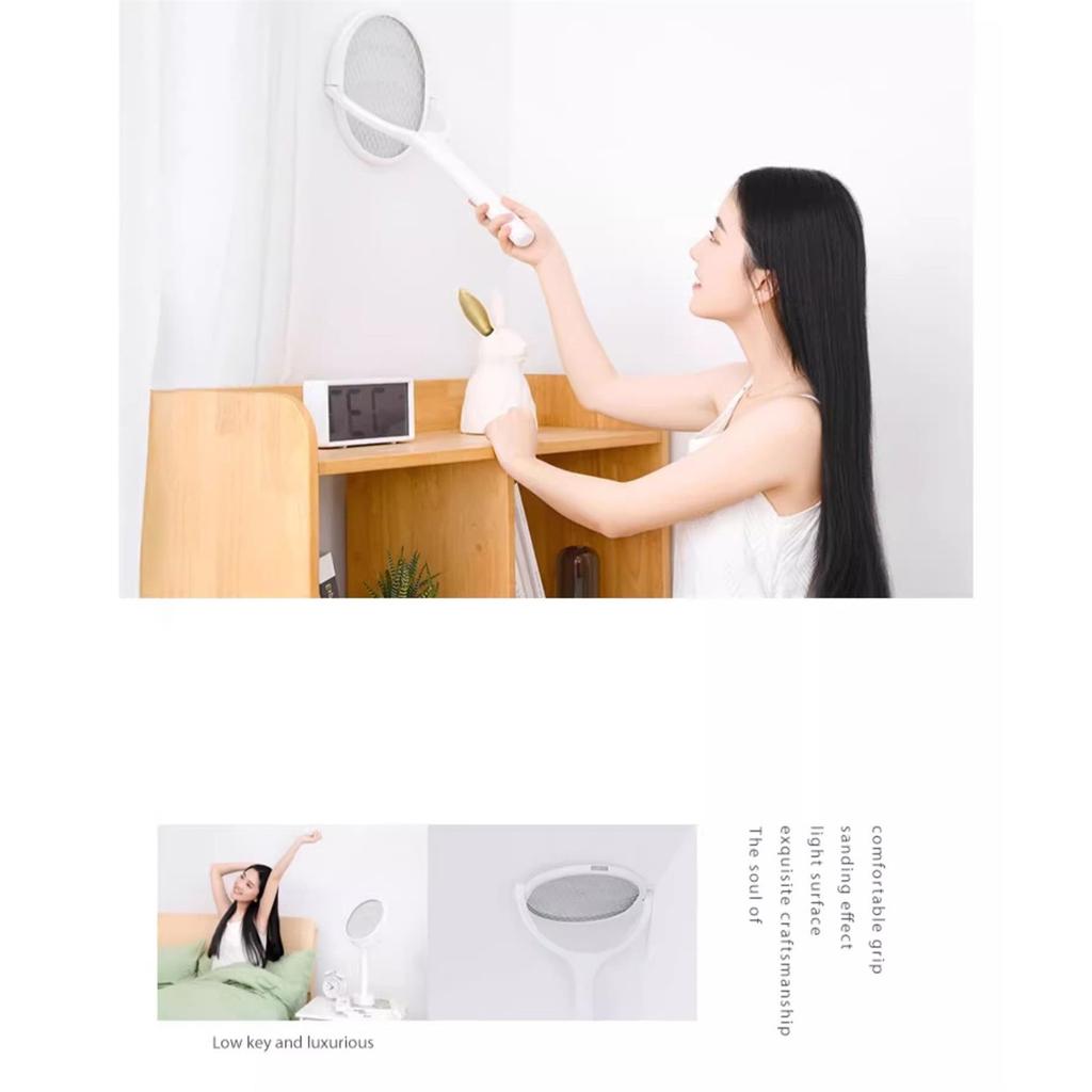  Dobíjecí elektrická plácačka na mouchy Zapper pro vnitřní i venkovní použití 