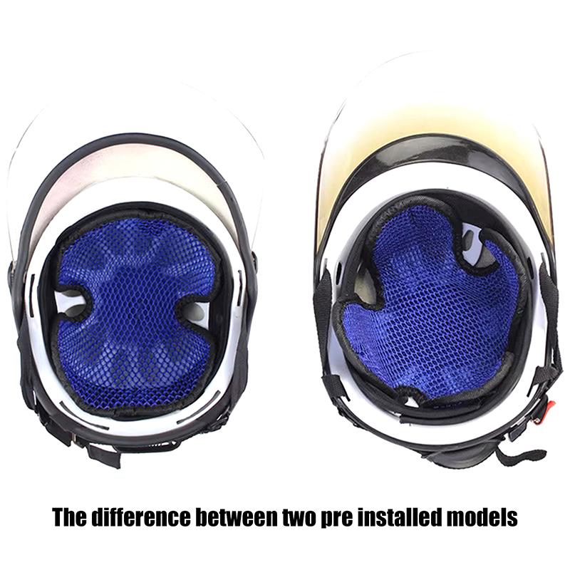 1Pc Motorbikes Breathable Mesh Sweat Wicking Lining Helmet Insulation Pad Soft Non-Slip Motorcycle Helmet Insert Liner Honeycomb