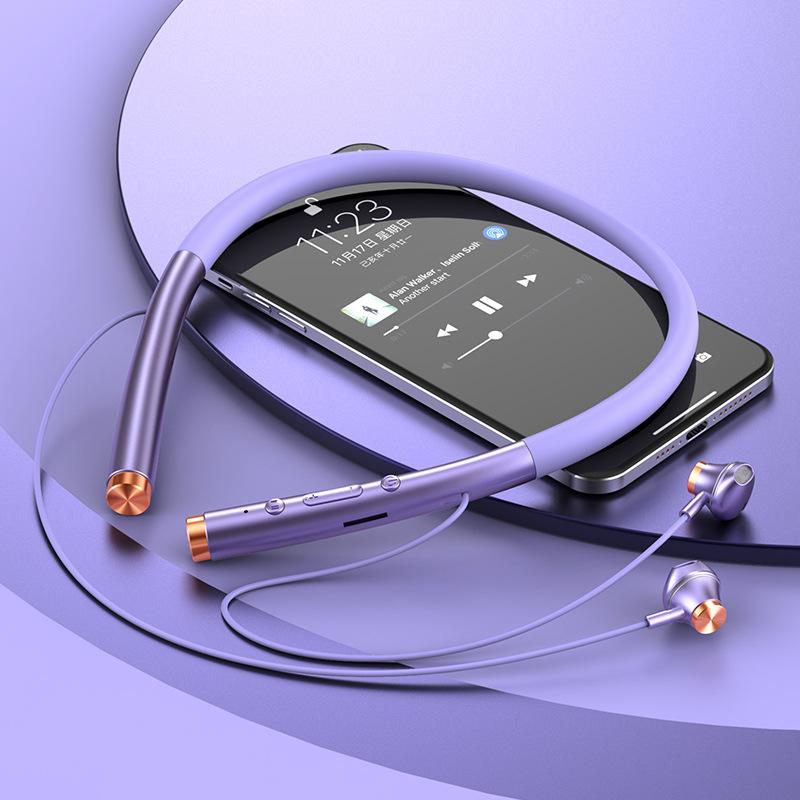 Sports Wireless High-power Bluetooth Headset Neck-hanging Universal