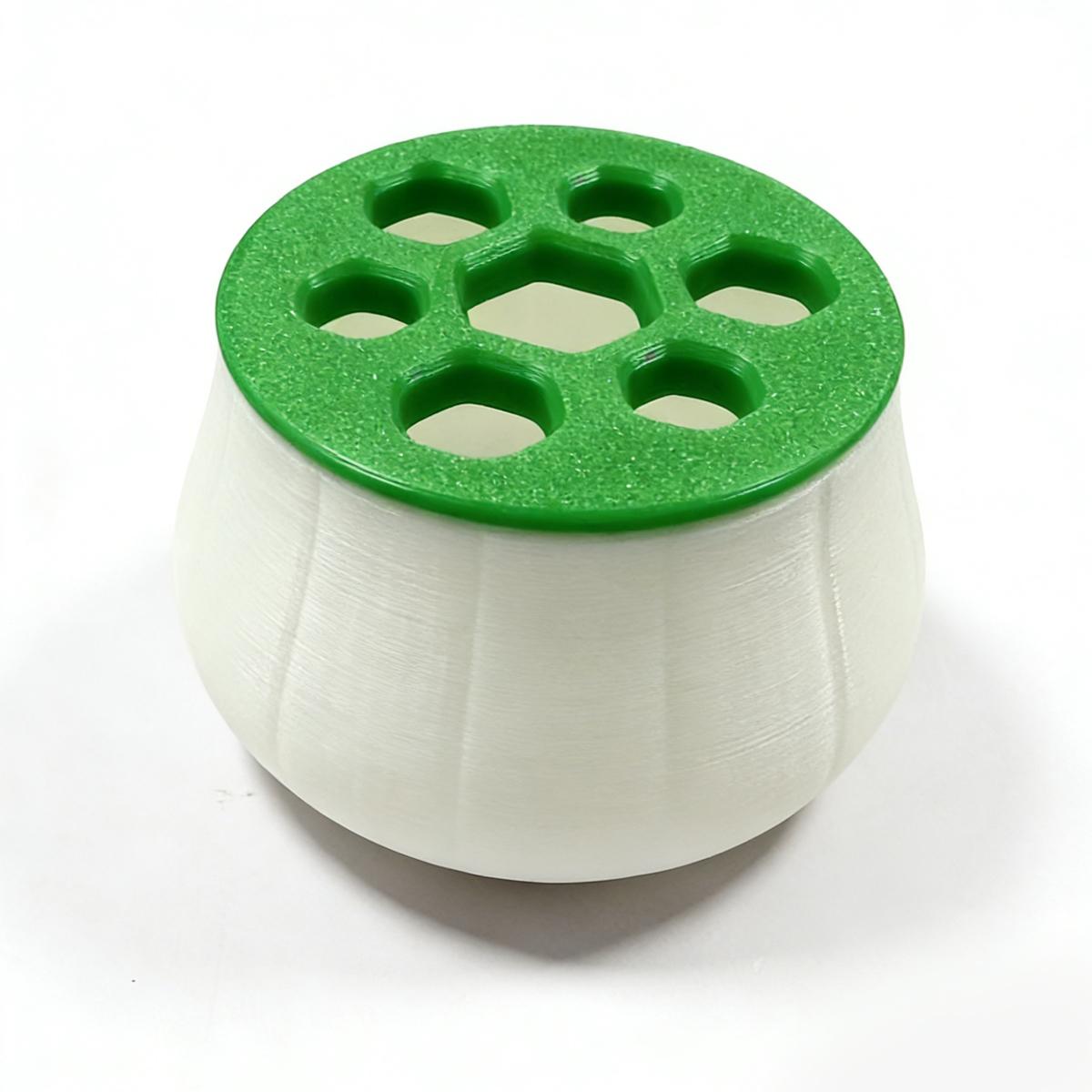 

3D Printed Garlic & Chives Hydroponic Kit, Soil-Free Reusable Planter Box, Easy Indoor Garden, All-Season Continuous Harvest зелёный