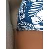 Women's Plus Size Two-Piece Swimsuit, Floral Print, Conservative Style, Cross-Back Tankini Set, Summer Beachwear