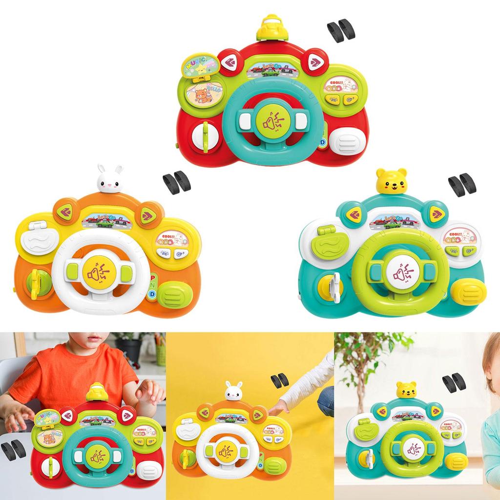 Steering Wheel Toy Twisting Mini Multifunctional My First Driving Toddlers