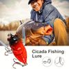 1PC Cicada Fishing Bait 2026 New 3d Holographic Eye Fishing Hard Bait Cicada Fishing Bait Biomimetic Cicada Shaped Fishing Bait