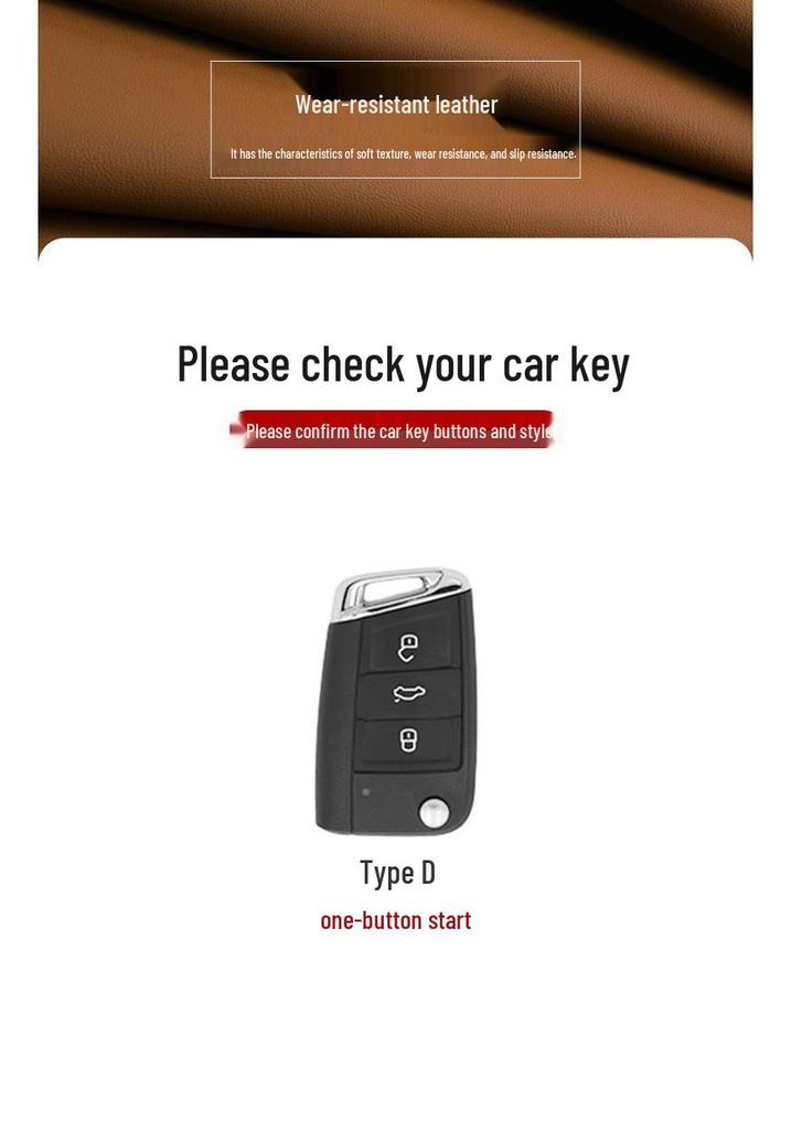 Volkswagen Tan Rui Key Case for ID.4x/Crozz/Ling Du/Lan Xun/ID.3/Golf 8