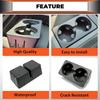 For Gmc Yukon 2007-2014 Car Dual Cup Holder Insert Drink Cup Holder Bracket Black Replacement 19154712