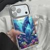 For iPhone 17 Pro Max Case Blue Giant Whale Ocean Pattern Soft Silicone Cover For Funda iPhone 16 Pro Max 15 14 13 12 11 17 Air