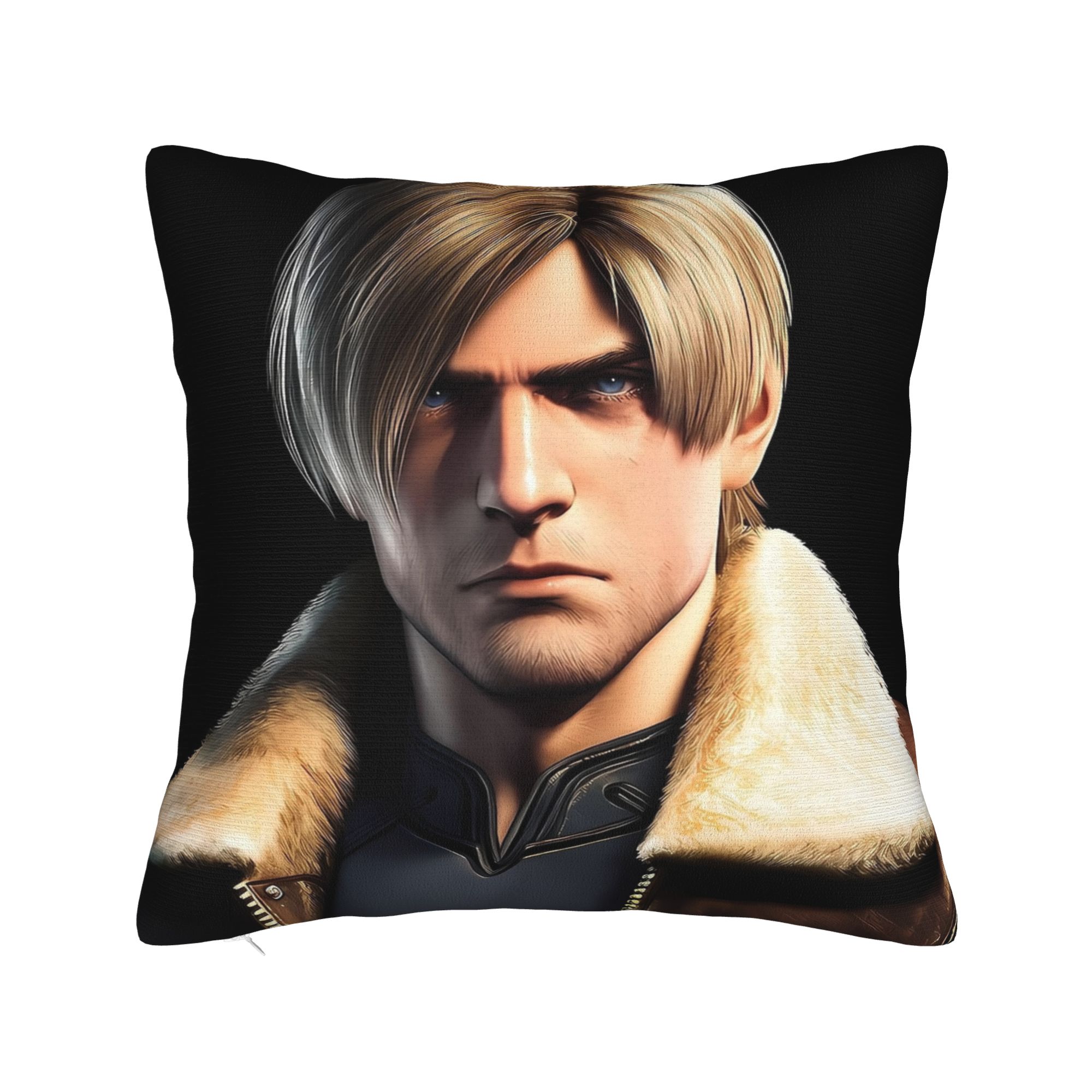 

Leon S Kennedy SnapChat Dog Ears Pillowcase Printed Fabric Cushion Cover Decor Pillow Case Cover Home Wholesale 18 45x45cm 18x18in