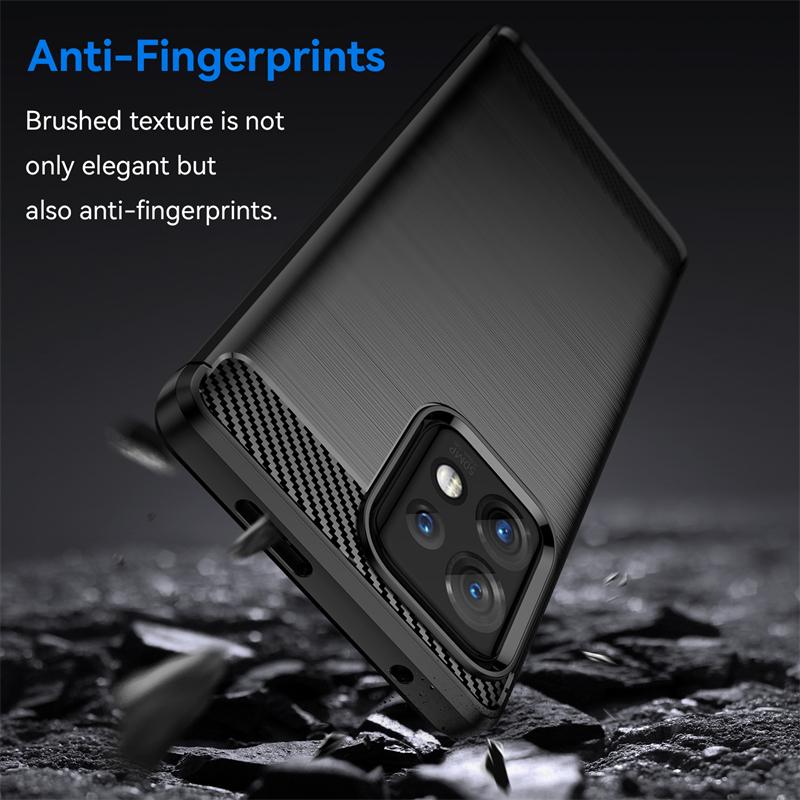 For Motorola Edge 40 Pro Case Silicone Carbon Fiber Cover For Moto Edge 40 Pro 20 30 Neo 30Ultra Case For Moto Edge 40 Pro Case