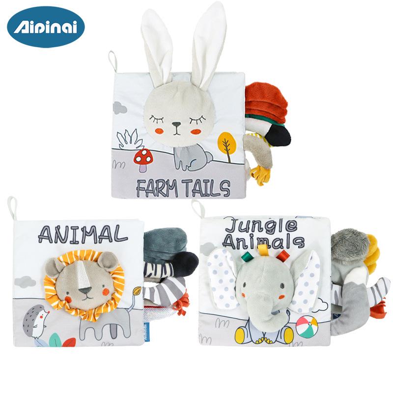 Infant Cognition Pop-up Cloth Book: Tear-proof, Chewable & Durable