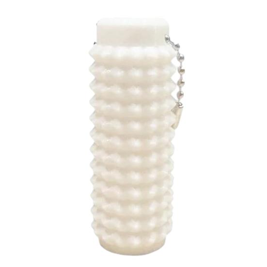 Spiky Grippie Stim Fidget Toy with Bead Chain Stress Relief Teens Adults Mini Pocket 3D Printed Pain Stimming Tool