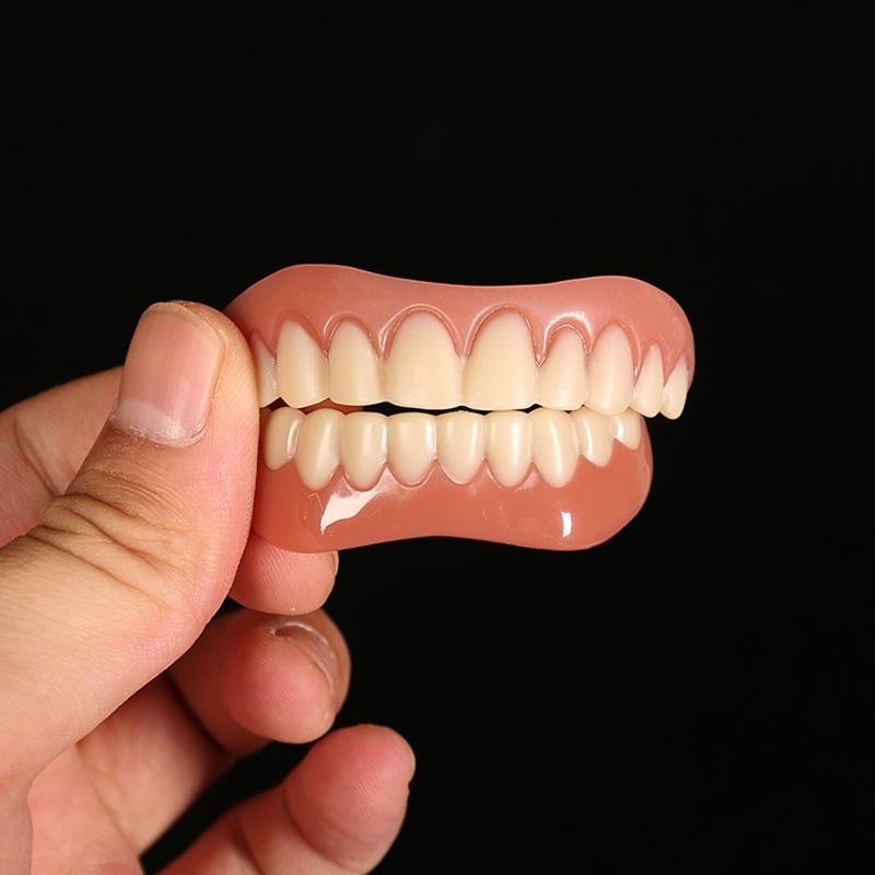 Veneers Silica Gel False Teeth Instant Smile Cosmetic Tooth Set Dentures