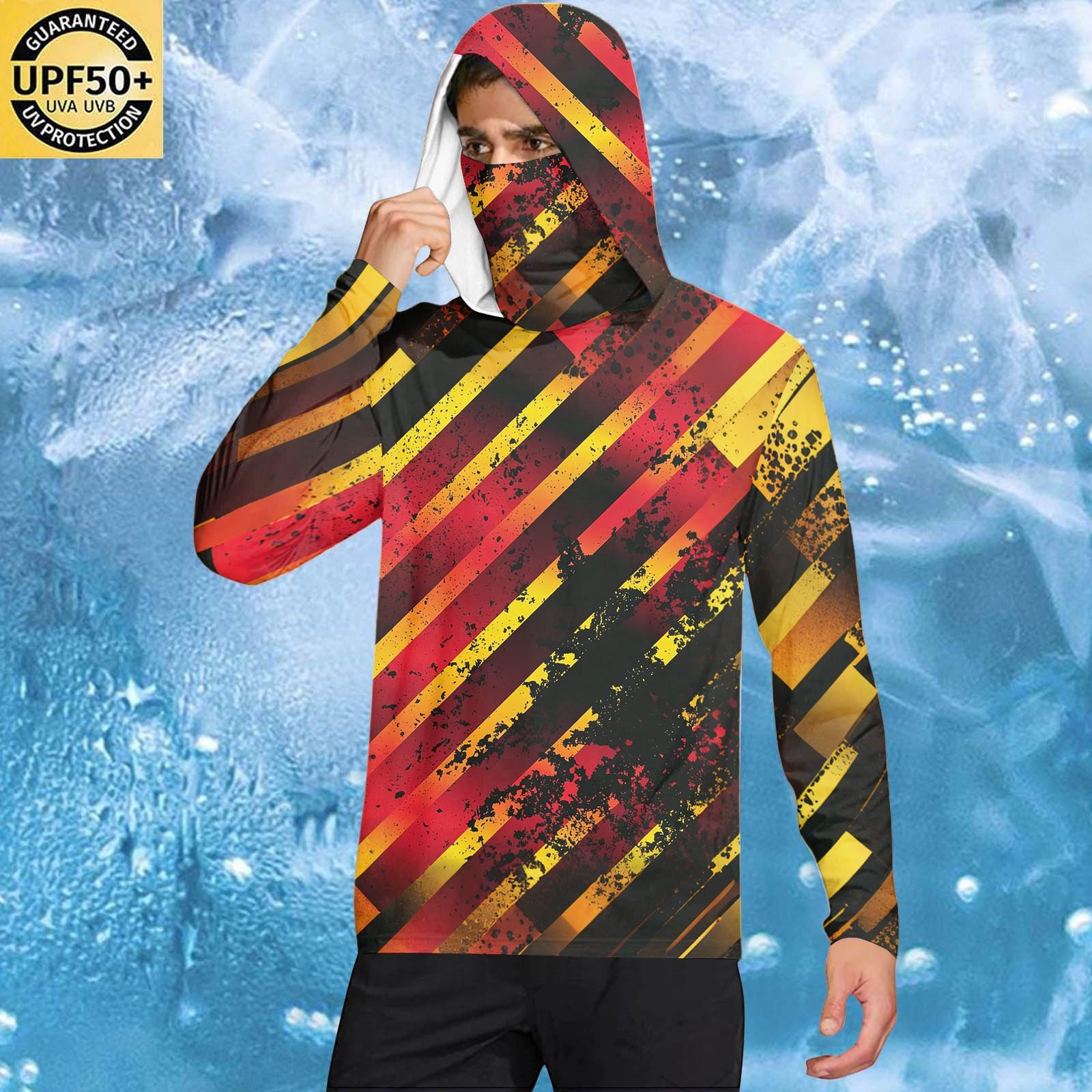 

Men s Casual Hooded Long Sleeve Sunscreen Top XXXL Темно-синій