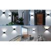 Aluminum LED Outdoor Wall Light Waterproof IP65 Garden Lights 6W 12W Interior Wall Lamps for Bedroom Living Room Stairs Lighting