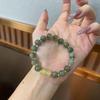 Golden Hair Crystal Pixiu Bracelet Girls Natural Crystal Green Hair Crystal Bracelet Shunfa Simple Niche Jewelry