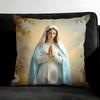 Saint Mary Hot Cushion Cover Pillowcase Ultra Soft Skin Friendly Fabric Cloud Like Comfort & Concealed Zipper