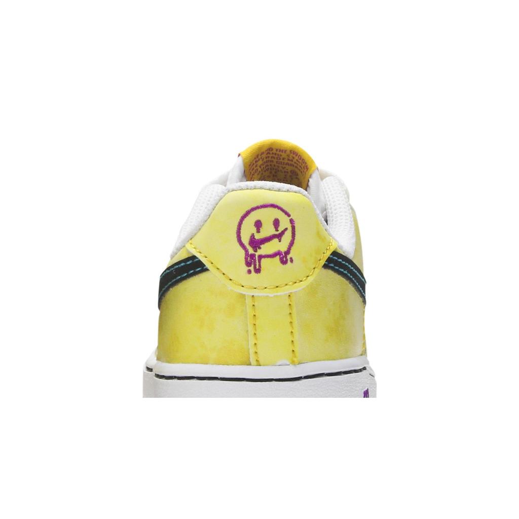 Nike Air Force 1 LV8 3 PreSchool 'Peace , Love , Basketball' (Unisex) Speed Yellow / Laser Blue / White / Black Kids' Skateboarding Shoes DC7321 700
