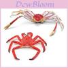 Realistic Children's Ocean Animal Crab Model Featuring Majestic King Crab And Spider Crab