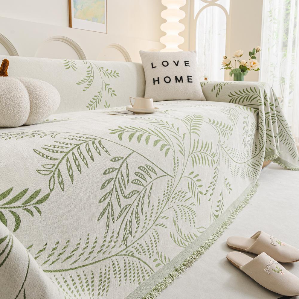 

Полотенце для дивана Чехол для дивана Полотенце All-Inclusive Four Seasons Универсальный пасторальный чехол для дивана Защитный чехол для домашнего дивана 180X130