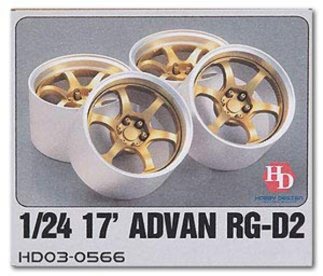

Hobby Design Колесо Advan 1/24 17-дюймовое RG-D2 HD03-0566