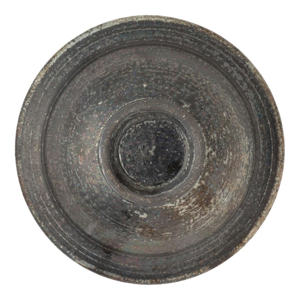 Marui Seito Shigaraki Ware Hechimon Bowl, Diameter 18cm, Black Glaze Carving, Black, MR-3-4145