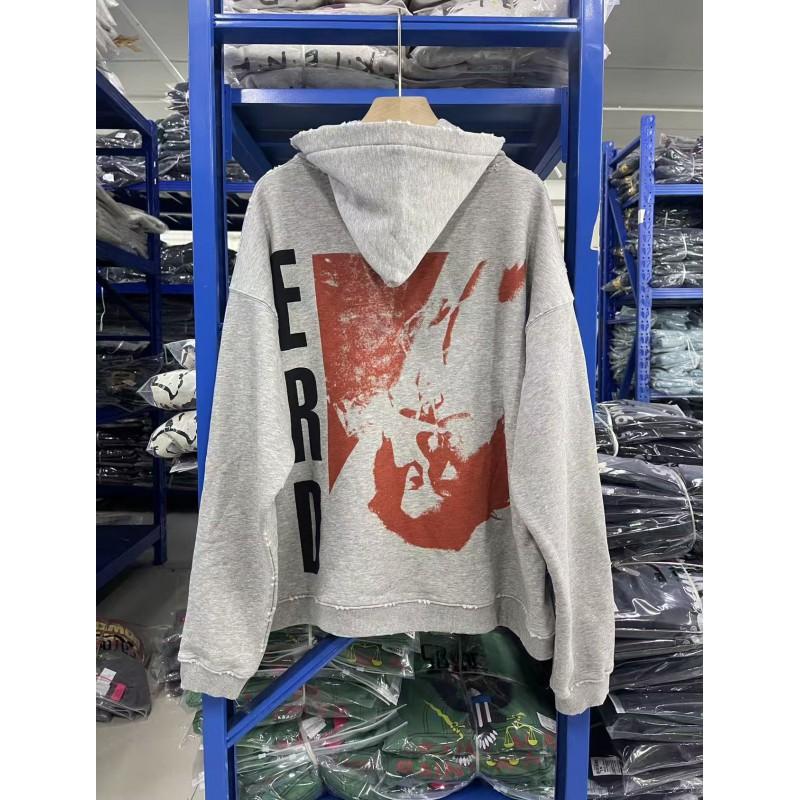 Oversized Vintage Washed Hooded Sweatshirt Men Women Teens Streetwear Loose Fit Cotton Pullover Fall 2025