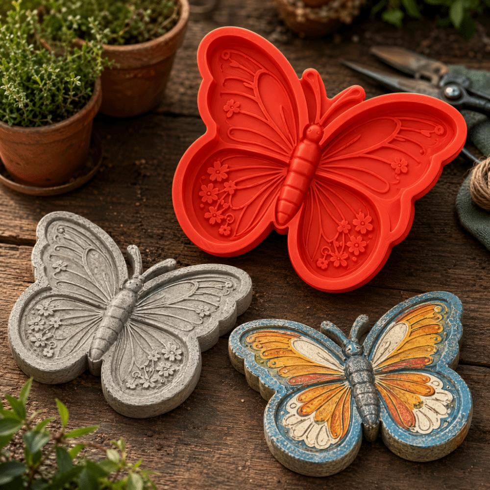 Reusable Stepping Stone Mold Sunflower Shaped Walkway Stone Mold  Backyard Decoration