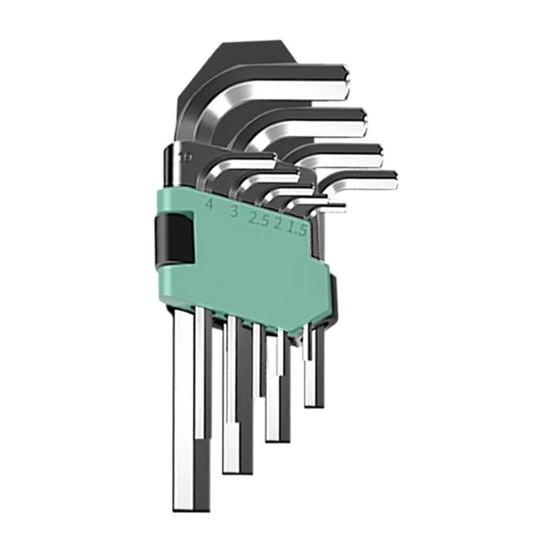Premium 9 Size L Type Key Kit Corrosion Resistant Steel Hex Key Tool For Professional DIY Projects