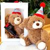 Adorable Bear Teddy Plush Toy Birthday Cap Bear Kids Gift Stuffed Animal Doll