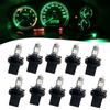 10pcs Car T5 B8.5 Led Dashboard Lights Car Instrument Panel Decorative Lamp Car Instrument Lighting Bulb Auto Light Accessories