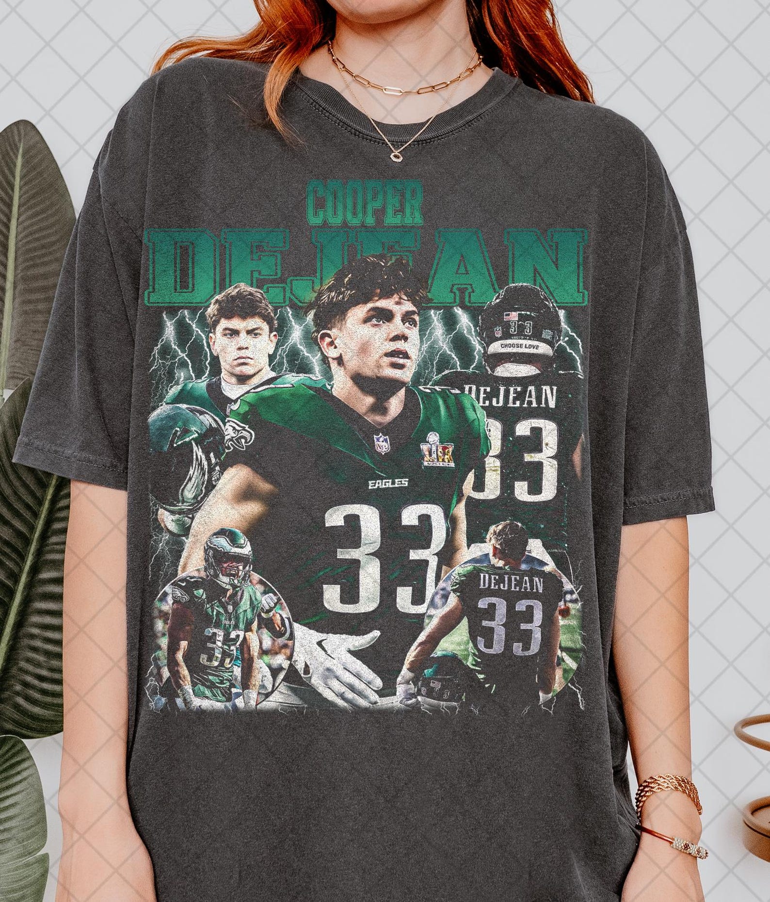 Comfort Colors Cooper Dejean Vintage T shirt, Football Cooper Dejean Bootleg Fan Tee T shirt, Gift For Woman and Man Unisex T shirt L
