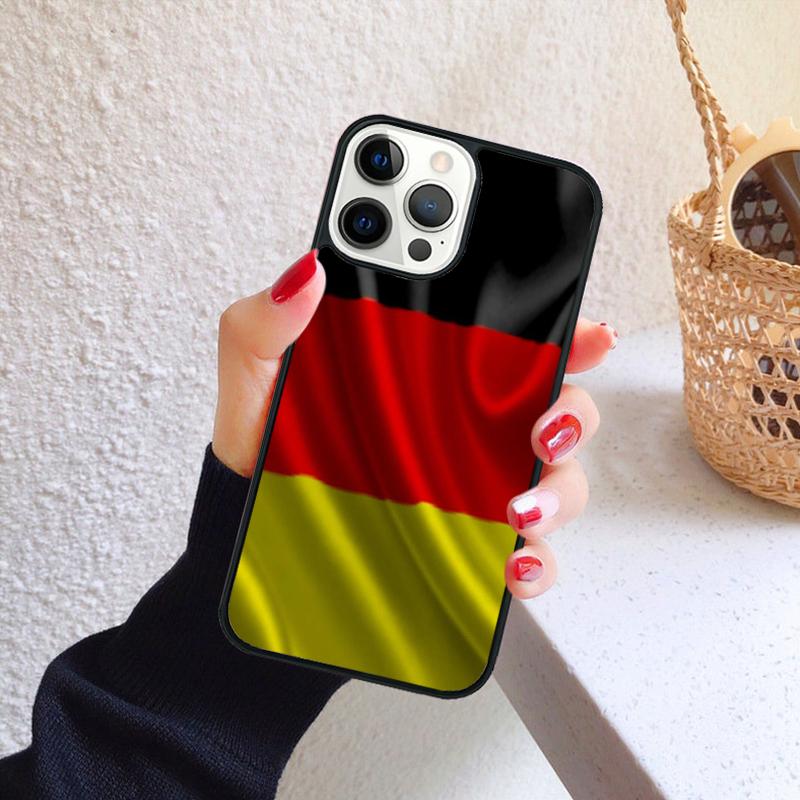 

Germany Flag National Emblem Phone Case for iPhone 17 Air 16 PRO MAX 15 14 PLUS 11 12 13 Back Cover Fundas Shell iPhone 17pro