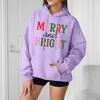 Women's Loose Comfortable Casual Fashion Character Printed Hooded Long Sleeve Sweatshirt