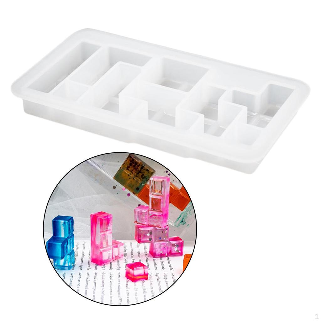 Creative Resin Cube Tray - Unique Mold for Craft and Organization