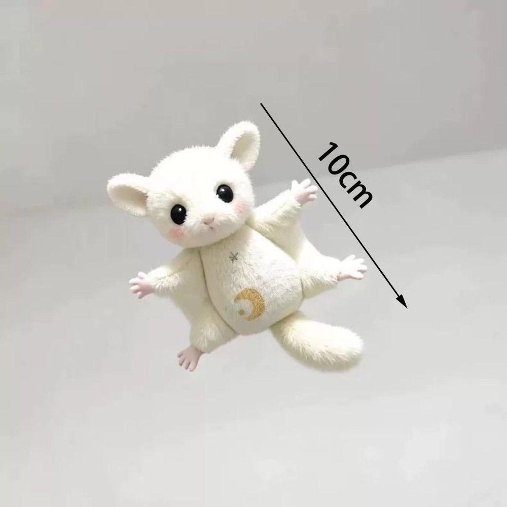 Gifts Soft Sugar Glider Plush Toy Mini Bag Charm Flying Squirrel Keychain Bag Accessories Plush Keychain